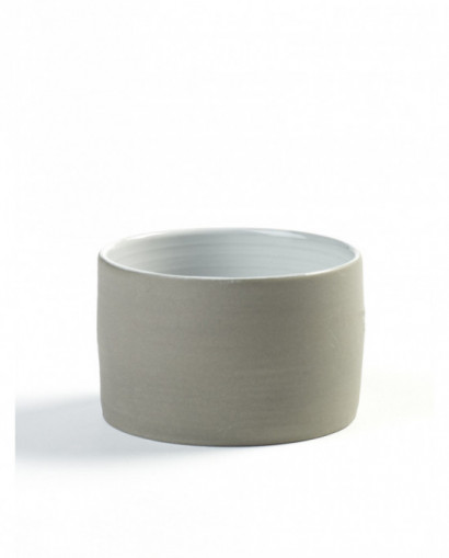 Bol rond taupe porcelaine...