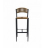 Tabouret de bar paille 104x46x58 cm Breda