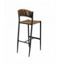 Tabouret de bar paille 104x46x58 cm Breda