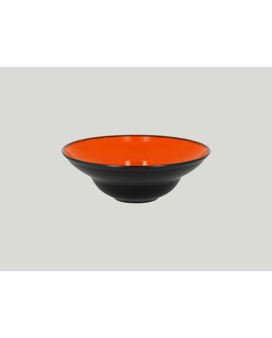 Assiette extra creuse rond orange porcelaine Ø 26 cm Fire Rak