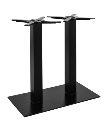 Pied de table noir 75x40 mm...