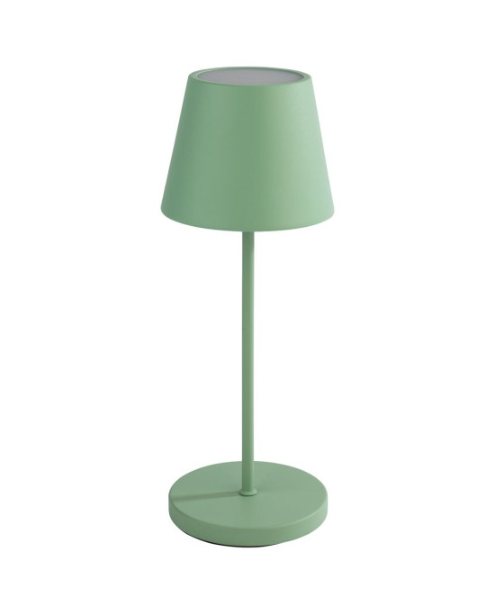 Merle lampe de table ø11cm H30,5cm vert menthe